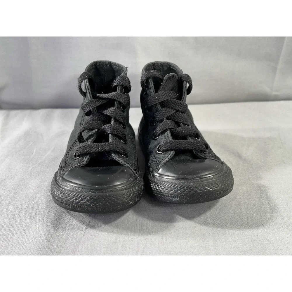Converse Chuck Taylor All Star Hi Infants Shoes Size 5 Baby Black Monochrome